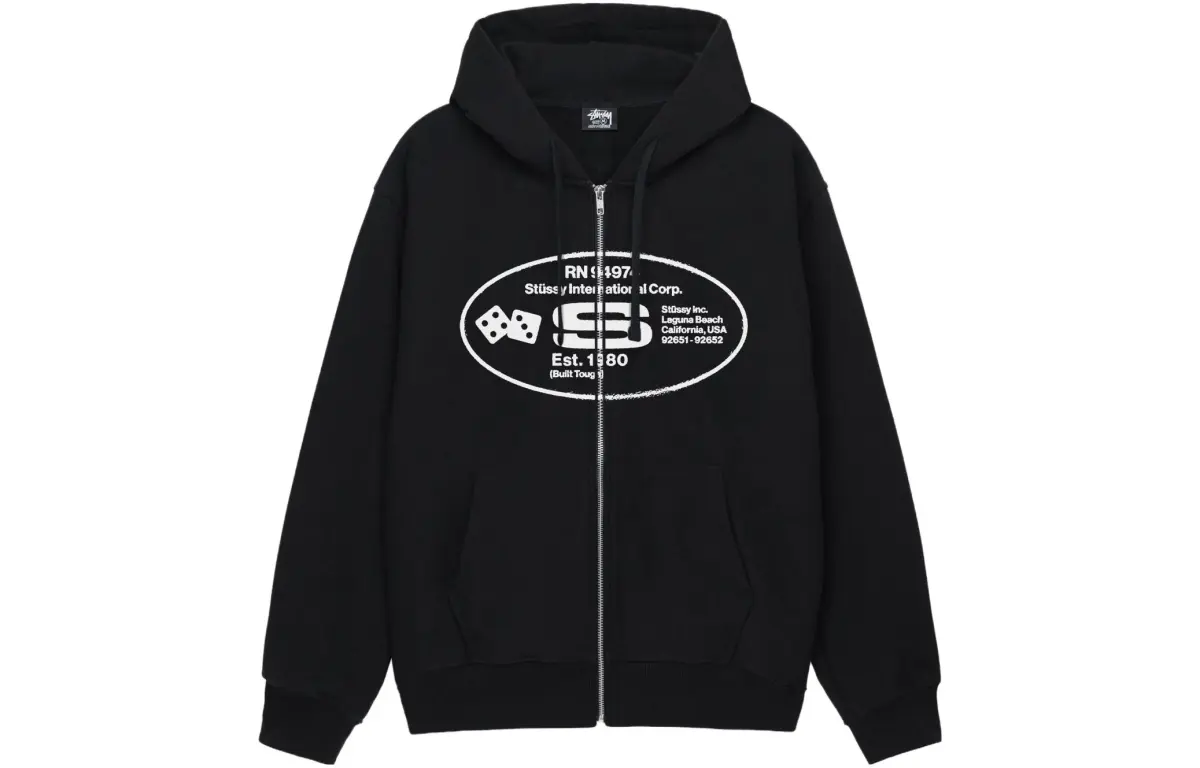 Stussy Oval Corp. Zip Hoodie