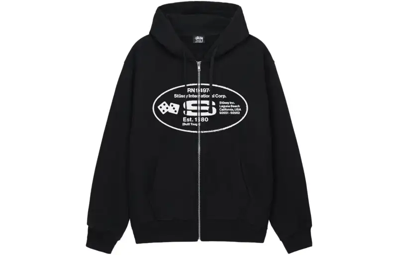 Stussy Oval Corp. Zip Hoodie