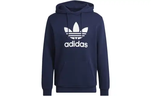 Adidas Originals Adicolor Classics Trefoil Hoodie Sweatshirt Men's Blue