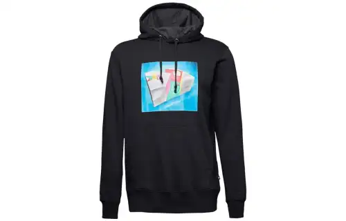 Converse Chevron 3D Court Sweatshirt Men's Black