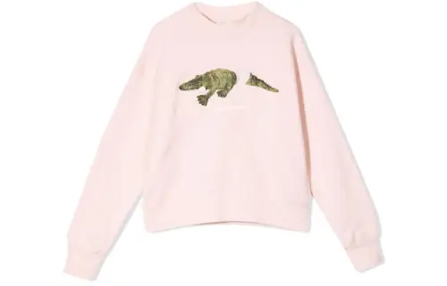 Palm Angels crocodile-print cotton sweatshirt