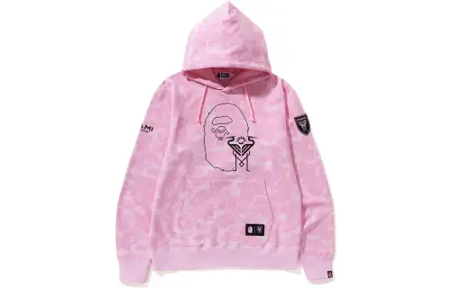 A Bathing Ape x Bape Inter Miami Cf camo hoodie