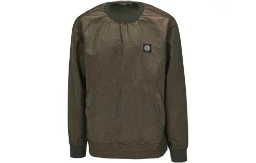 STONE ISLAND Sweatshirts Men's Brown Crew Neck Moderate Other