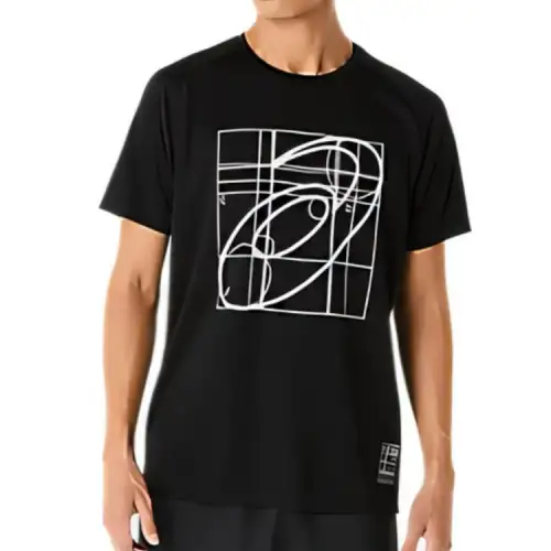 Asics T Shirt Men's High Performance Black