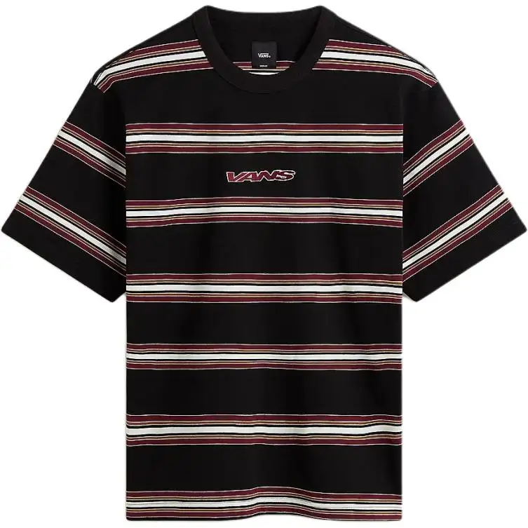 Vans Stripe Mesa Stripe T Shirt T Shirt Men's Black