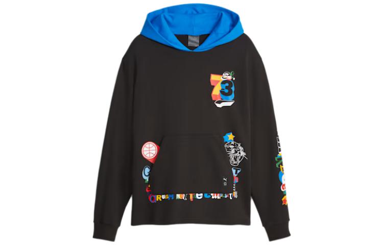 PUMA Trash Talk Sweatshirts Men's Black Hooded Moderate Other