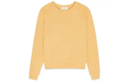 SAINT LAURENT Sweatshirt Men's Yellow
