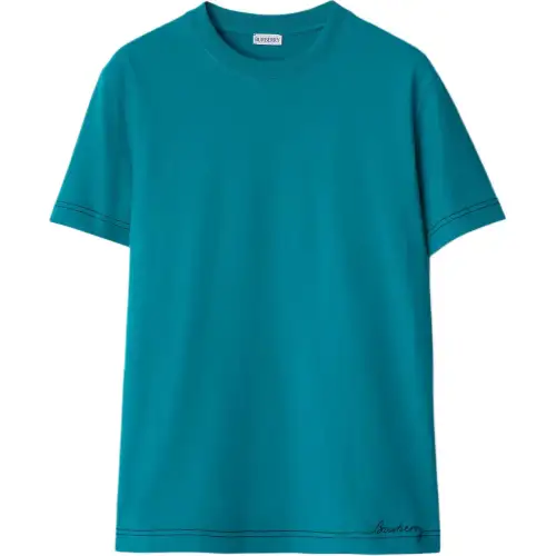 Burberry T Shirt Men's Lake Blue