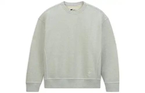 Converse FW23 Sweatshirts Unisex Light Gray Crew Neck Moderate Regular