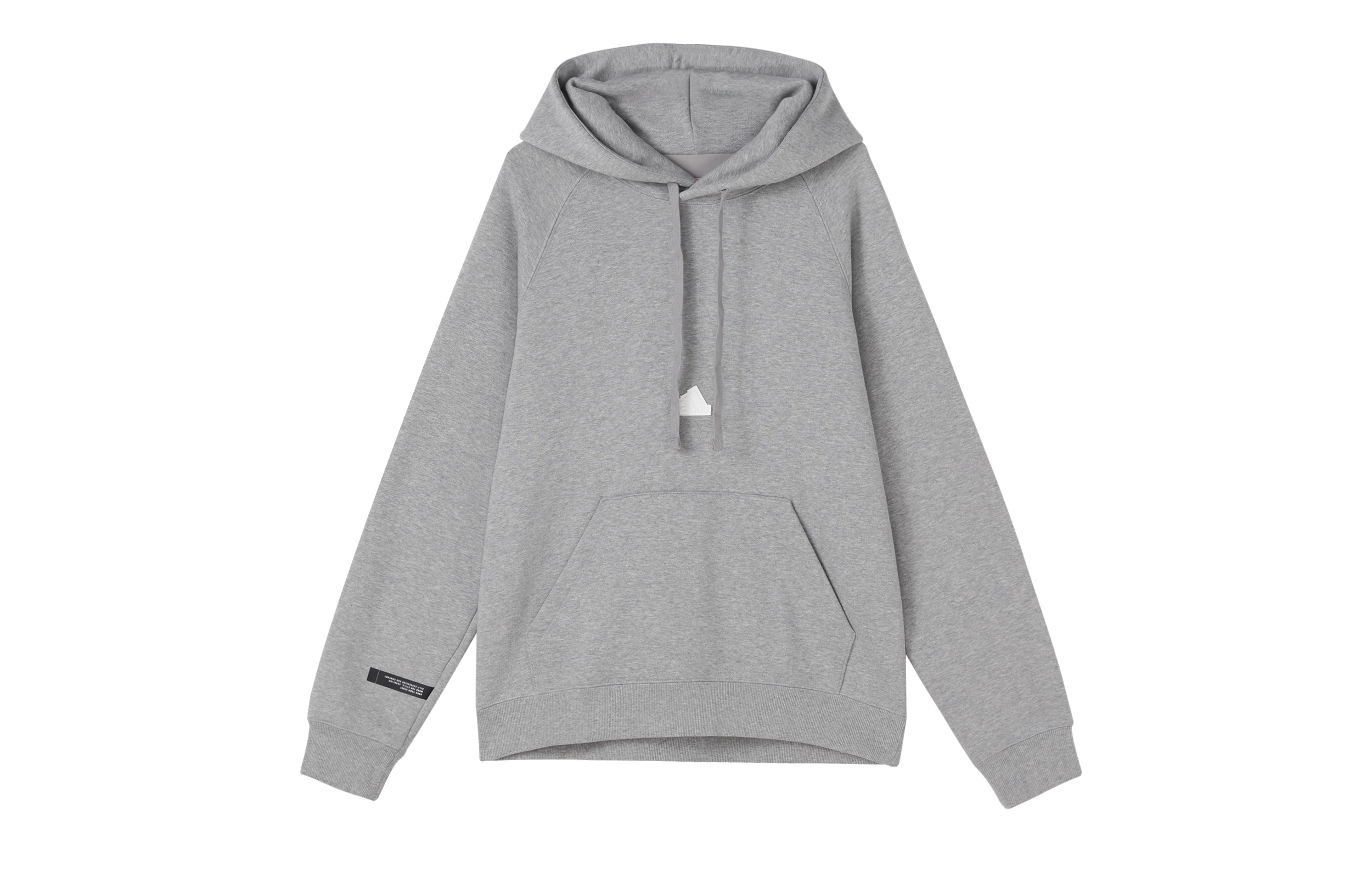 Adidas Sweatshirts Men's Gray Hooded Moderate Regular