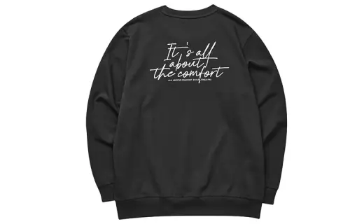 Skechers Classic Casual Collection Sweatshirt Men's Carbon Black