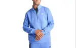 Nike Sweatshirts Men's Blue Stand Collar Moderate Regular