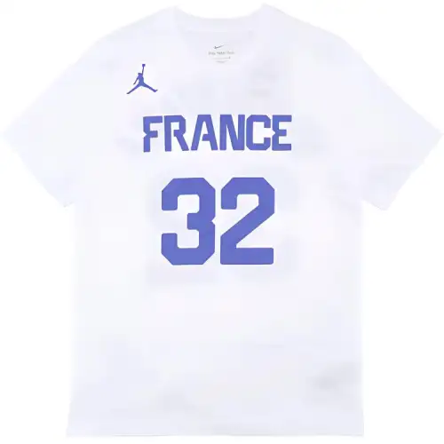 JORDAN Victor Wembanyama France Big Kids' JORDAN Basketball T-Shirt