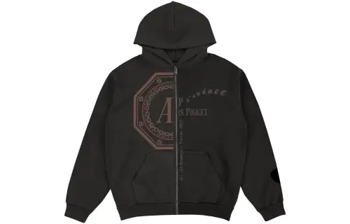 Travis Scott Cj X Audemars Piguet Split Logo Zip Up Hoodie
