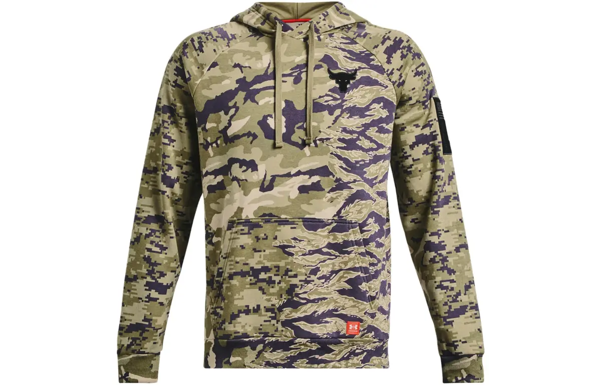 Under Armour Project Rock Rival Sweatshirt Men's Brown