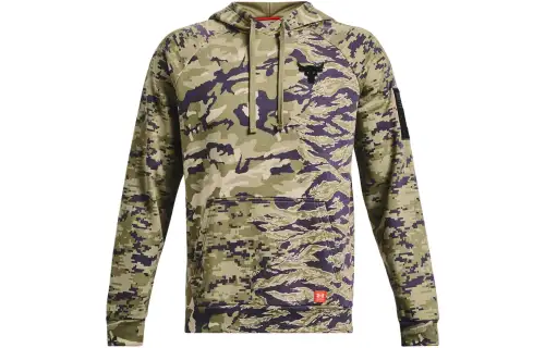 Under Armour Project Rock Rival Sweatshirt Men's Brown