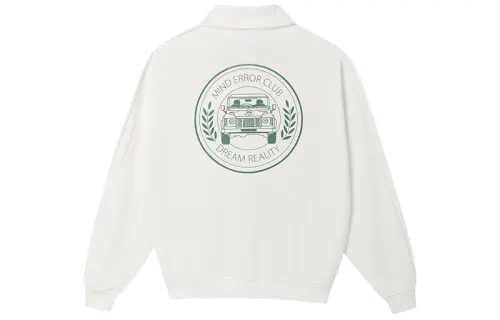 MIND ERROR Sweatshirts Unisex Stand Collar Moderate Regular