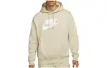 Nike Sweatshirts Men's Beige Hooded Moderate Regular