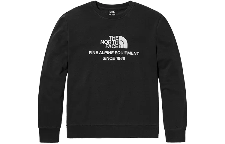 THE NORTH FACE Sweatshirts Unisex Black Crew Neck Moderate Straight Fit