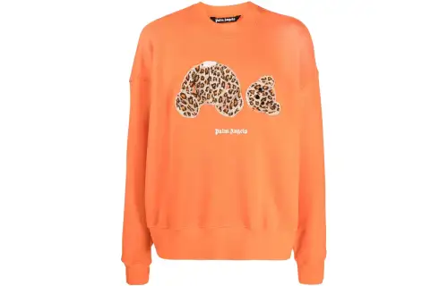 Palm Angels Leopard Teddy sweatshirt
