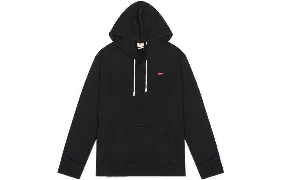 Levis logo plaque long-sleeve hoodie