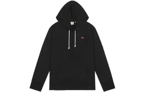 Levis logo plaque long-sleeve hoodie
