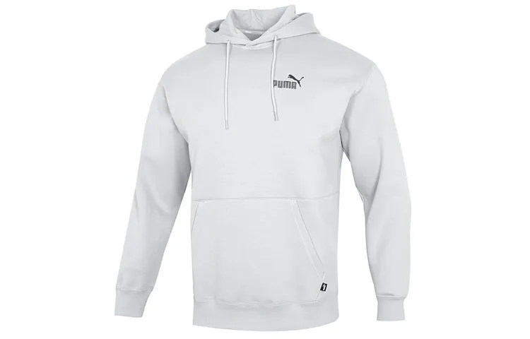 PUMA Sweatshirts Men's Gray Hooded Moderate Regular