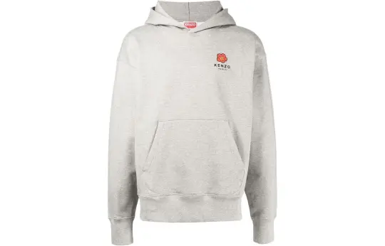 Kenzo logo-print long-sleeved hoodie