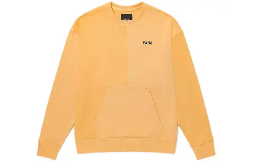 Vans Sweatshirts Unisex Yellow Crew Neck Moderate Regular