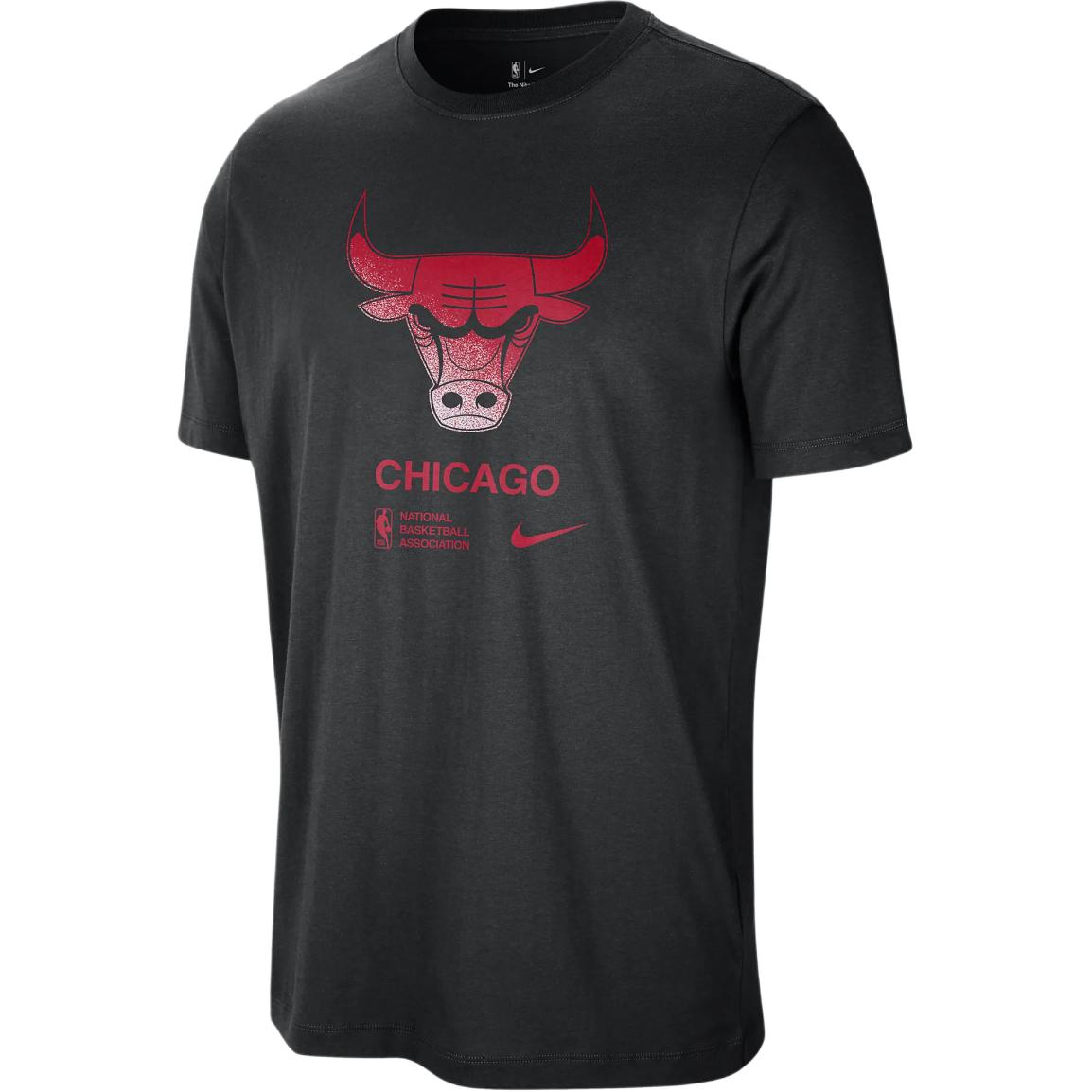 Nike x NBA Chicago Bulls Courtside T Shirt Men's Black
