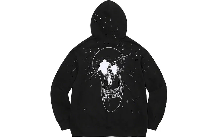 Supreme Ralph Steadman Skull Hooded Sweatshirt