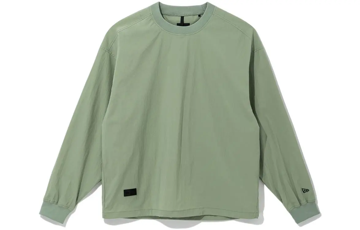 New Era Sweatshirts Unisex Olive Green Crew Neck Moderate Regular