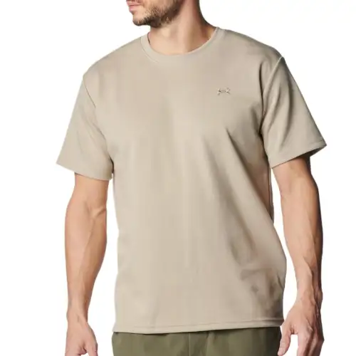 Under Armour Heavyweight Amplify T Shirt Men's Khaki 299