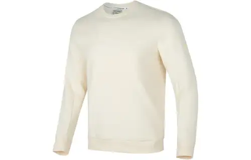 Skechers Sports Collection Sweatshirts Men's White Crew Neck Moderate Regular