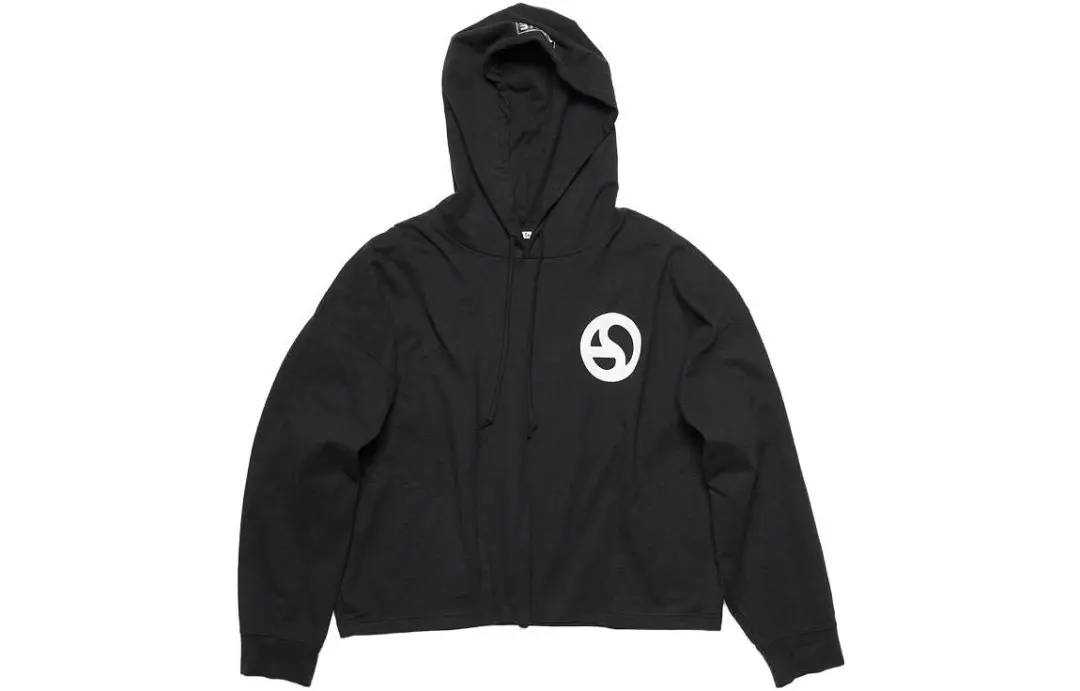 Acne Studios Logo Printed Drawstring Hoodie