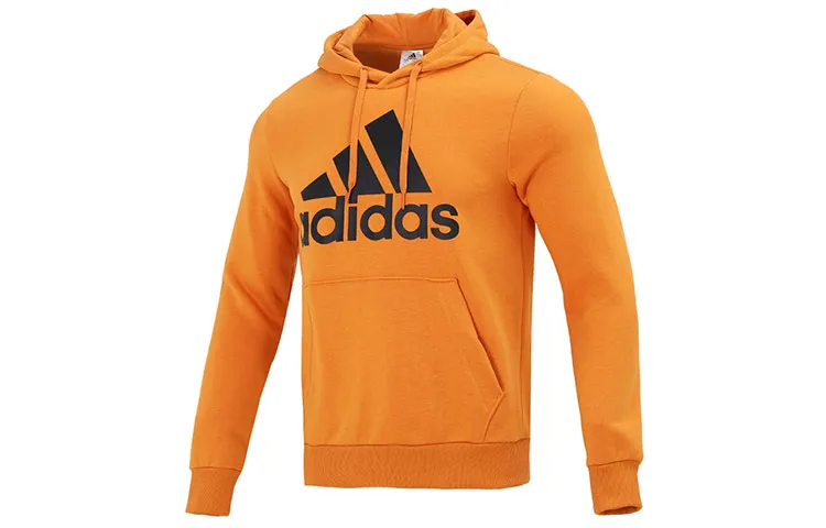 Adidas Sweatshirts Men's Orange Hooded Moderate Other