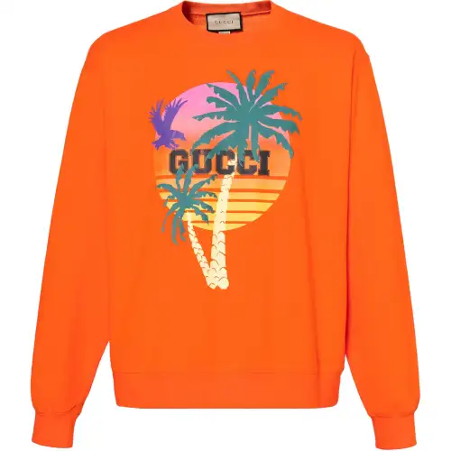 GUCCI Love Parade Printed Cotton Sweatshirt