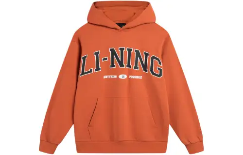 Li Ning Weekend Youth Sweatshirt Unisex Sunshine Dirty Orange