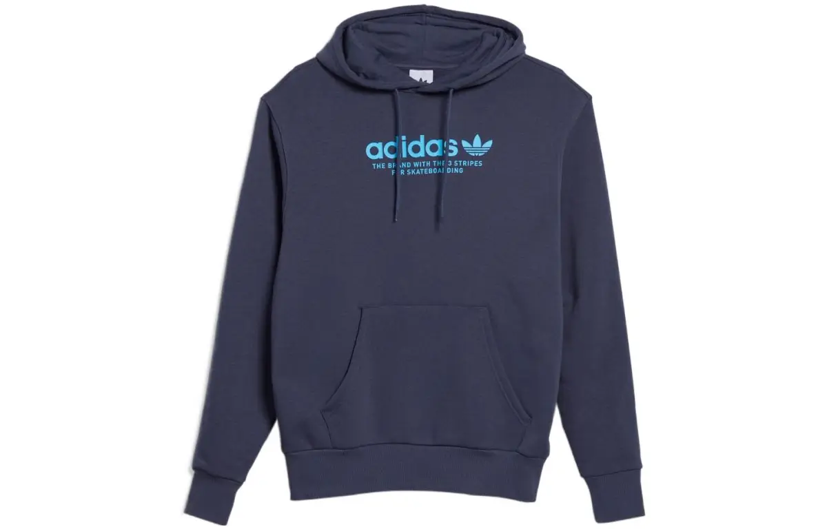 Adidas Originals Sweatshirts Unisex Purple Hooded Moderate Straight Fit