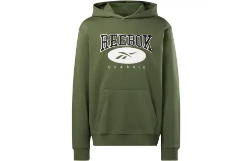 Reebok Classic Archive Essentials Hoodie Sweatshirt Unisex University Green