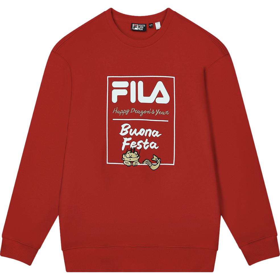 FILA Dragon Collection Sweatshirt Unisex Legend Red