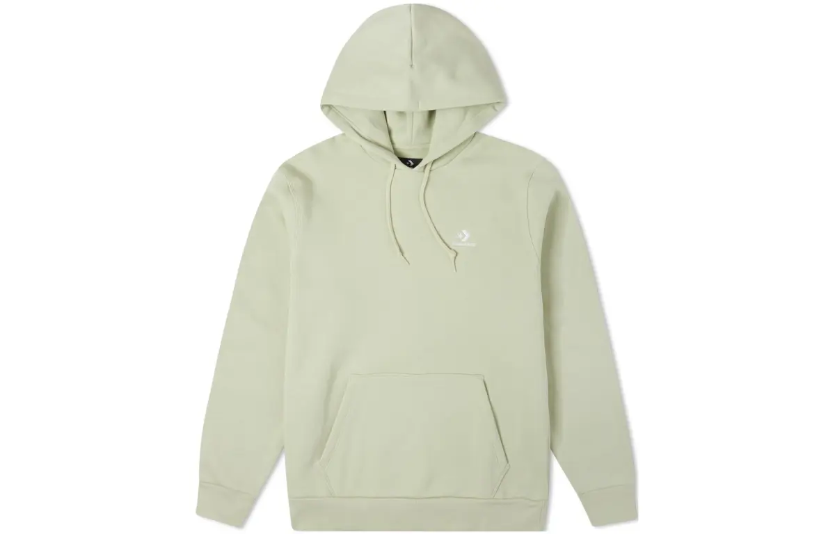 Converse Sweatshirts Men's Green Hooded Moderate Regular