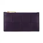 Bottega Veneta Leather Card Holder Women's Purple