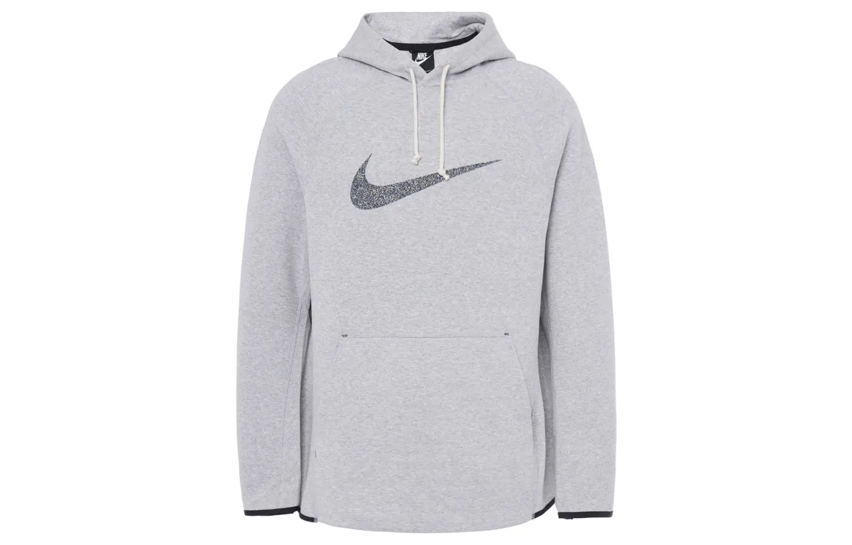 Nike Sweatshirts Men's Gray Hooded Moderate Regular