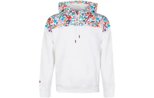 Converse Sweatshirts Men's White Hooded Moderate