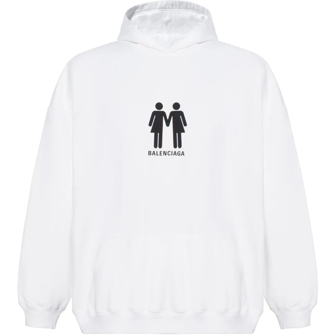 Balenciaga printed hoodie
