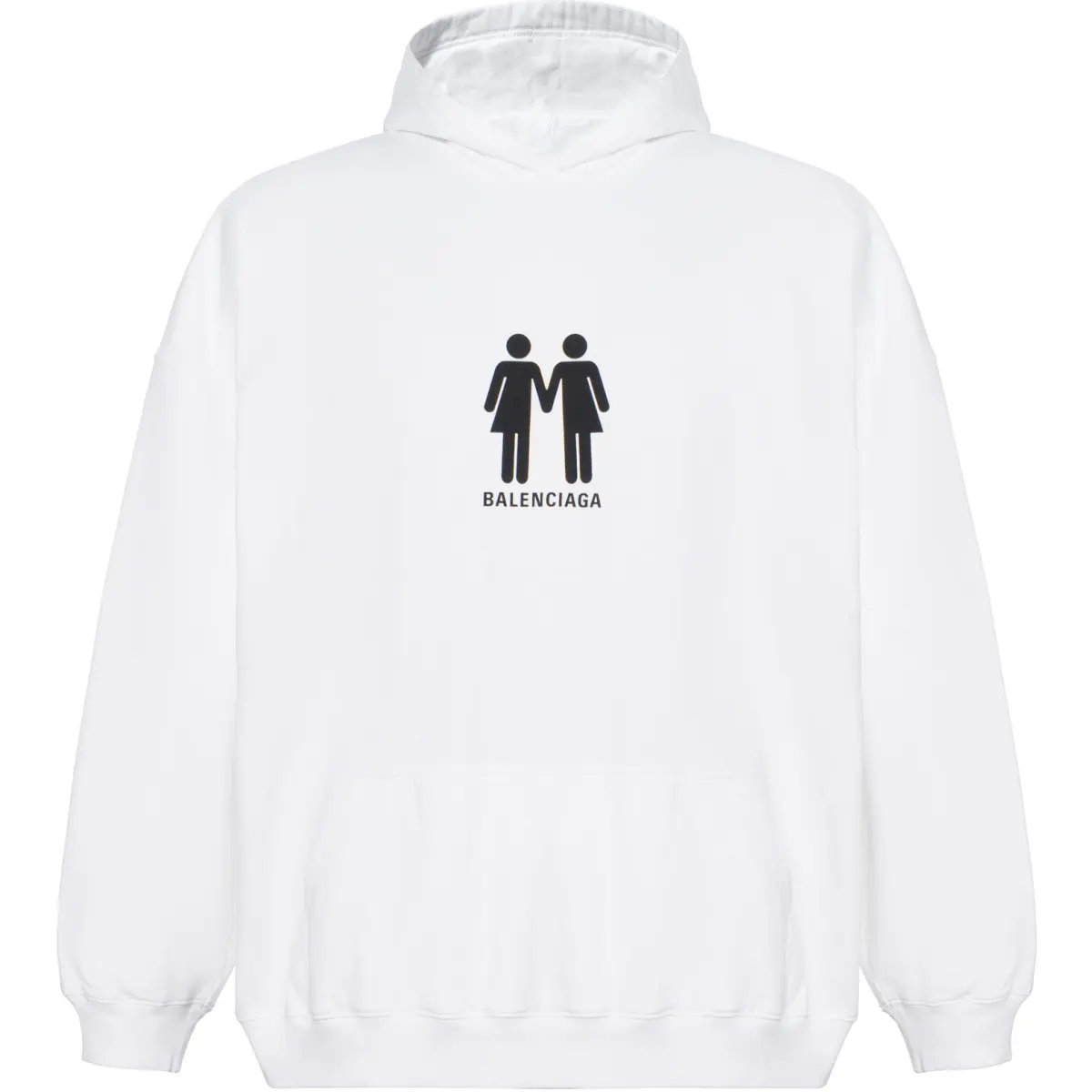 Balenciaga printed hoodie