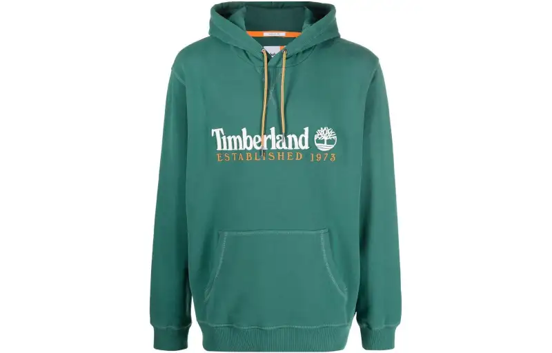 Timberland Sweatshirts Men's Green Hooded Moderate Other