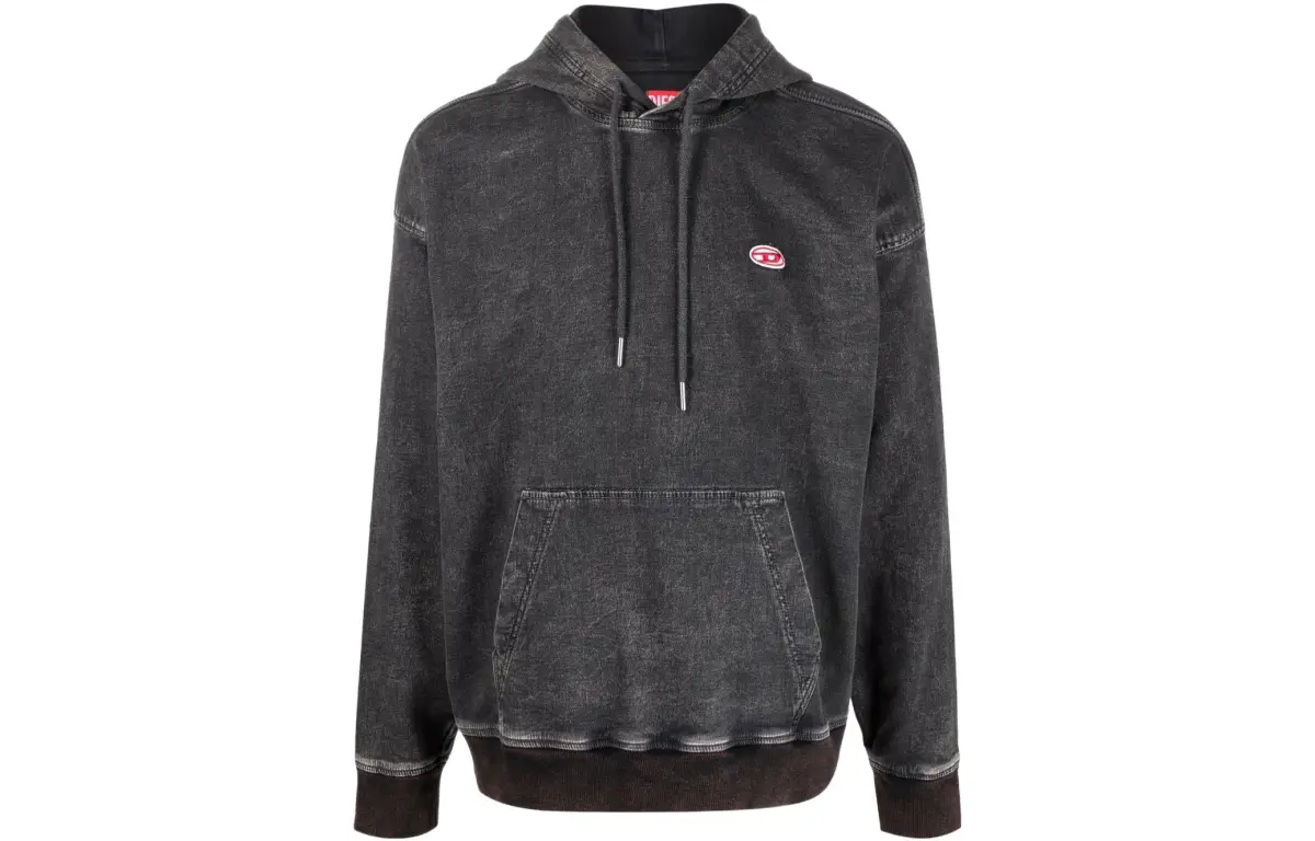 DIESEL Fade-Effect Long-Sleeved Hoodie