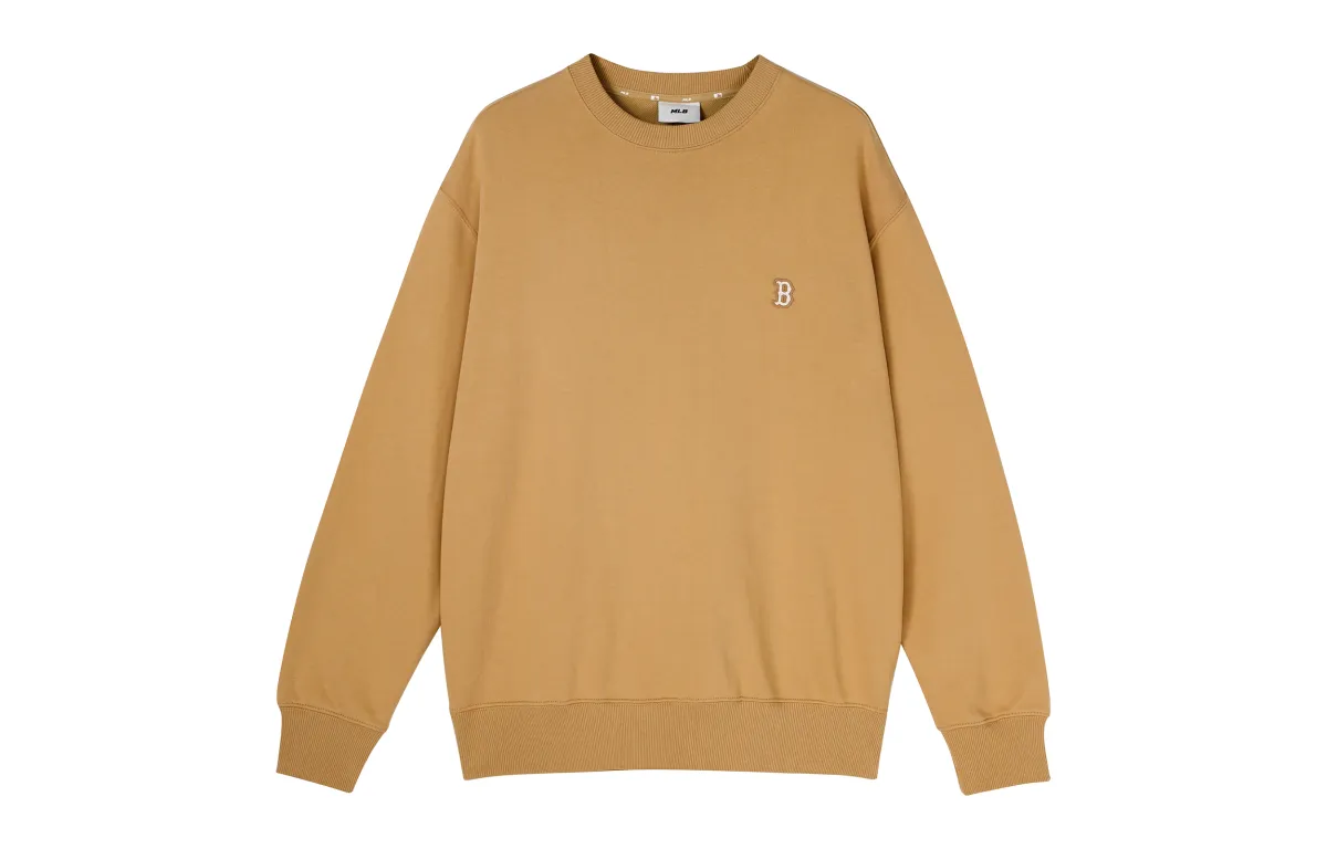MLB Sweatshirt Fall Unisex Beige Yellow